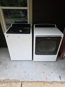 Whirlpool washer and dryer
