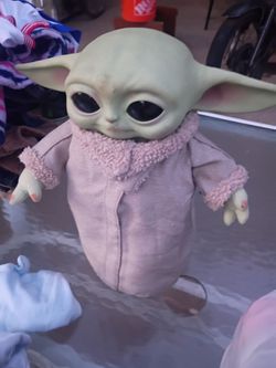 Baby Yoda doll
