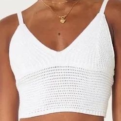 Brand New Hollister Knot Crop Top Tank XXS