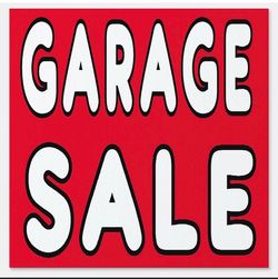 Yard sale -furniture-clothes-decor