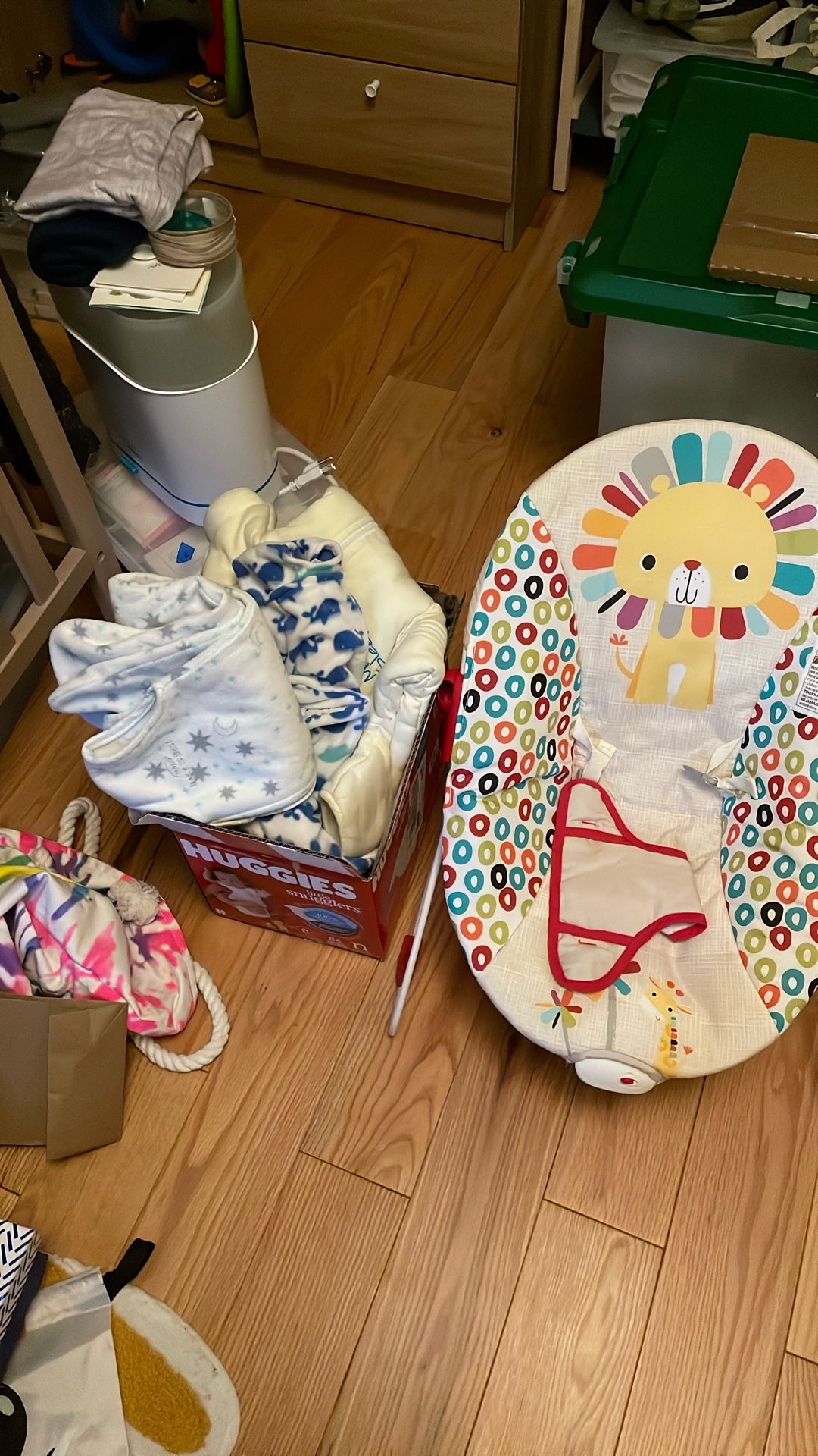 Baby Bouncer, Clothes & Bottle Sterilizer