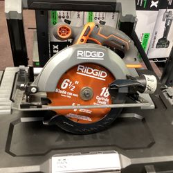 Ridgid 18V 6 1/2 Circular Saw (Tool-Only) $80