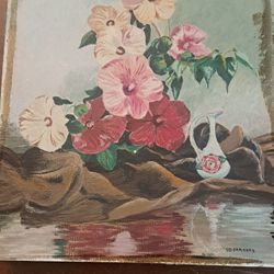 Antique PAINTING signed 