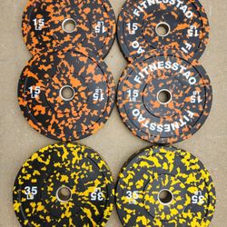 Olympic Fleck Bumper Plates