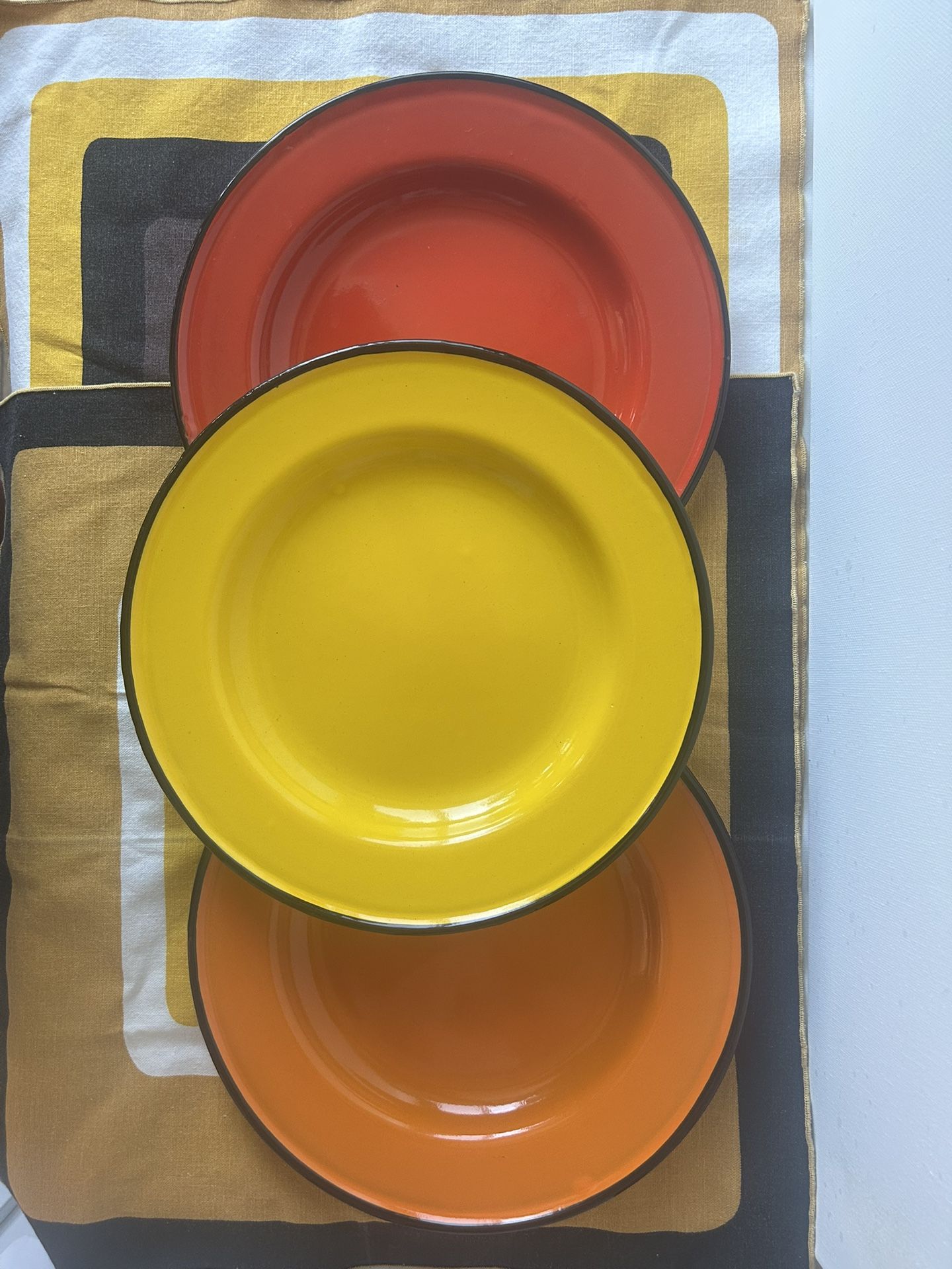 Vintage Enamelware Plates