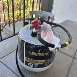 Benzomatic Propane tank with Regulator And Hose