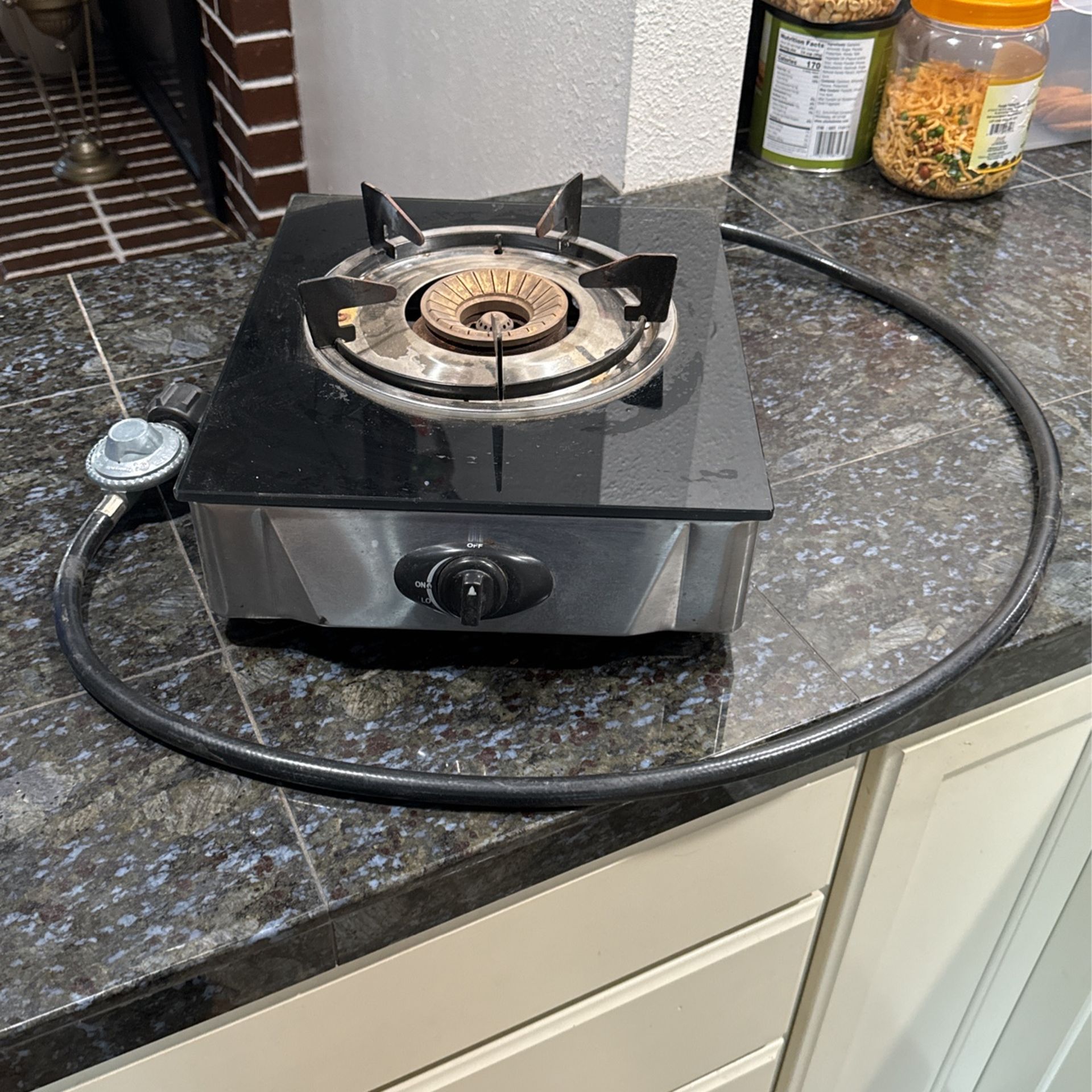 Class With Stainless lessBurner Gas
