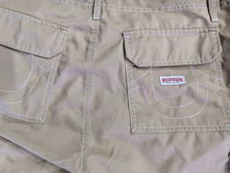 True Religion Men's 36 Brown Cargo Pants NEW