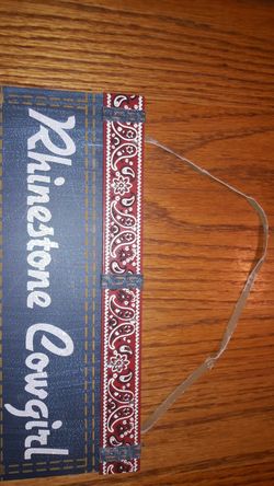 Rhinestone Cowgirl Country Sign