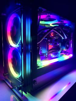 Compact ITX Gaming PC — Intel i7-9700K / RTX 3070 / 32GB RAM / 1TB SSD / 750W PSU / Liquid Cooling