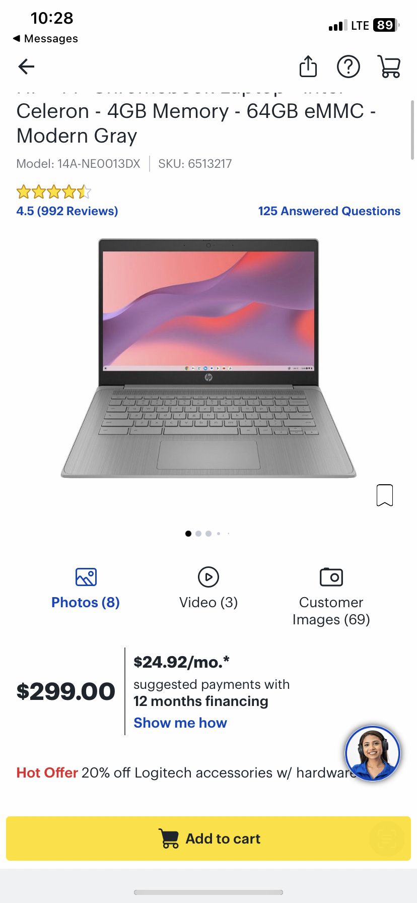 HP Chromebook 2023 Like New