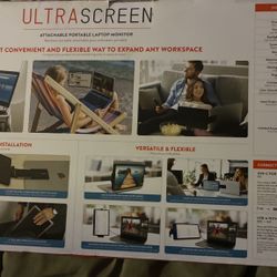 Portable Attachable Laptop Screen