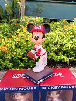 Disney D23 Mickey Mouse Bobblehead LA Angels 8/4/24