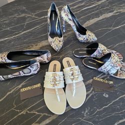 Roberto Cavalli Size US 10/Eu 41 Pumps Flip Flops Flats