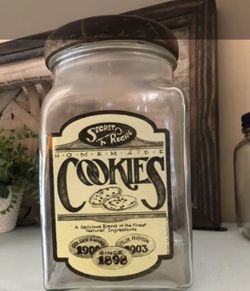 Vintage Large Store Cookie Jar 