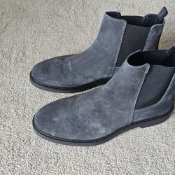 BOSS Men's Colby Suede Leather Chelsea Boot Size 11