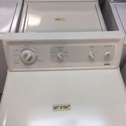 Washer And Dryer Set