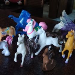 Toy Horses Assorted - Lot of 9 - Pre-owned Condition