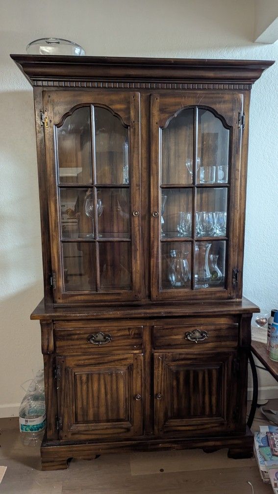 FREE GLASS CASE CABINET TODAY ONLY
