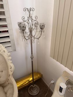 Crystal Chandelier Style candle holder