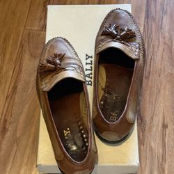 Vintage Bally Tassel Loafers Size 8