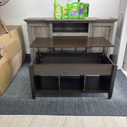 Yaheetech Wooden Lift Top Coffee Table