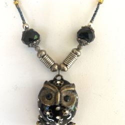 Handmade Owl Necklace $25