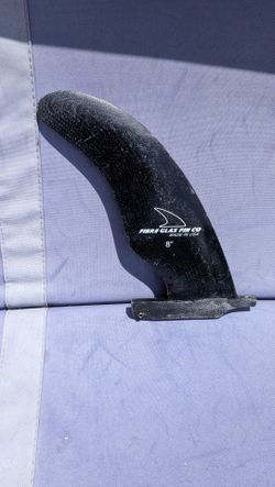 Surfboard 8" longboard single fin cutaway