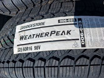 225 60 16 BRIDGESTONE WEATHERPEAK