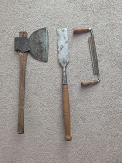 Three Traditional Wood-hewing Tools