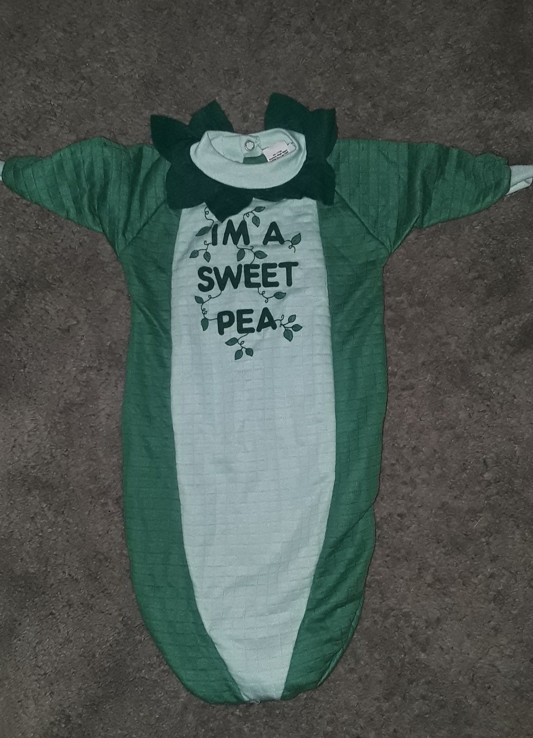 Sweet pea newborn costume