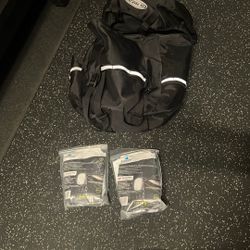 Bike saddlebag and Reflective covers 