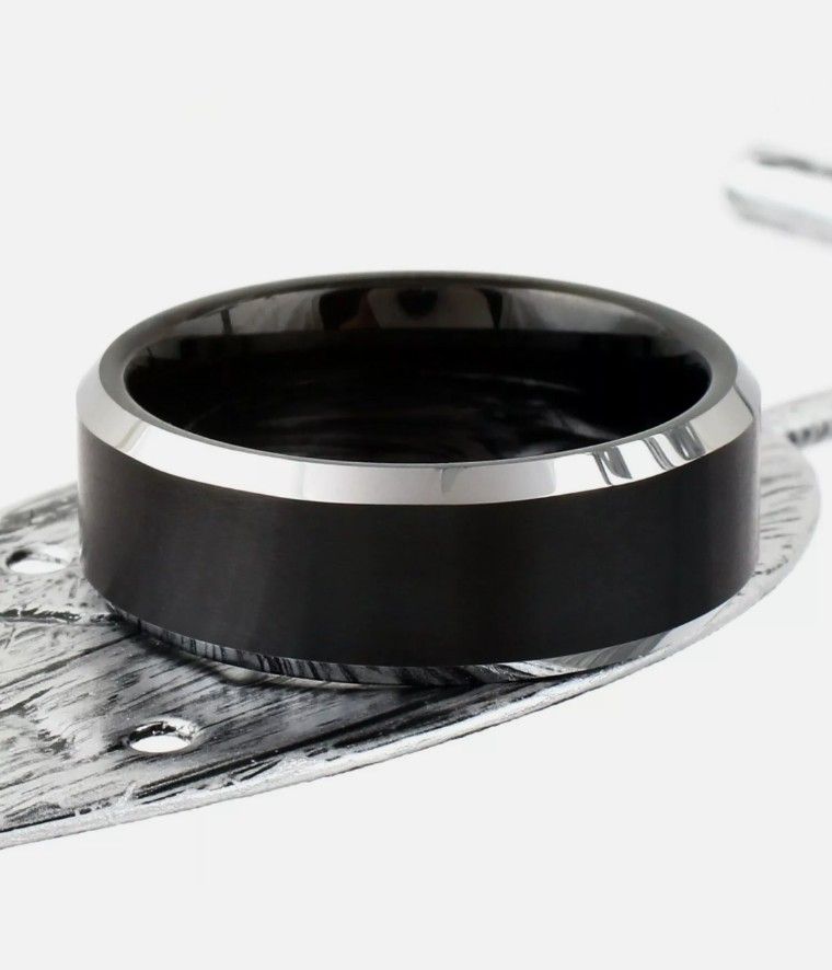 Nwt Men's Stainless Steel Ring Sz 13