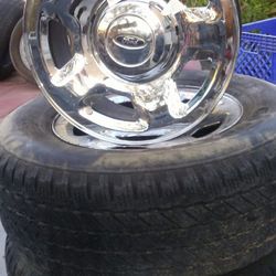 4 rines para ford f 150 o expedition con 2 llantas