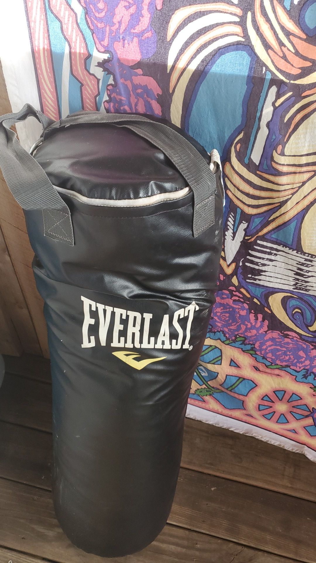 Everlast hanging punching bag