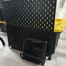IKEA Skadis Pegboard with Accessories 