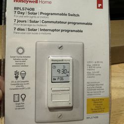 Honeywell Solar Programmable Switch 