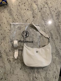 Lululemon White Essentials Shoulder Bag 4L