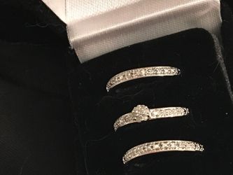 925 / diamond three piece set