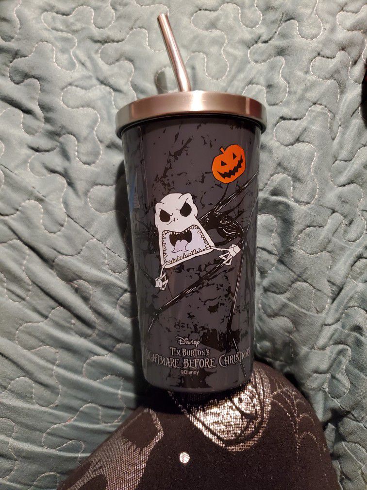 The Nightmare Before Christmas Tumbler With Straw