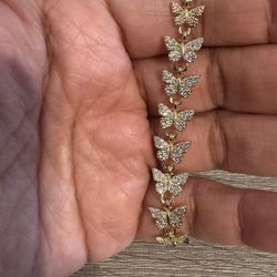 Sparkling Butterfly Bracelet 