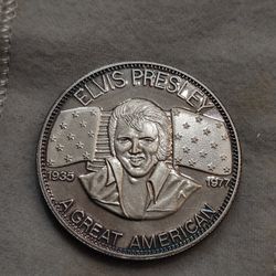 Pure .999 Silver One Ounce 1 Oz Elvis Presley Coin 