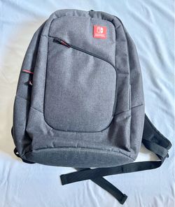 OFFICIAL NINTENDO SWITCH ELITE VIDEO GAME PLAYER ACCESSORY BACKPACK TRAVEL BAG NEW GRAY