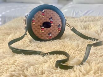 Gucci Disney x Gucci Mini Round Shoulder Bag GG Supreme Mickey Mouse