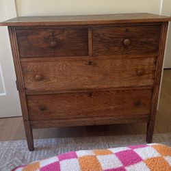 Antique Wood Dresser 