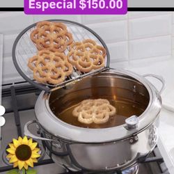 Especial $160.00 Olla Freidora  De 9qt Cosina Friee Pescado Tacos Tostadas Frituras Princess House Ventas Finales 
