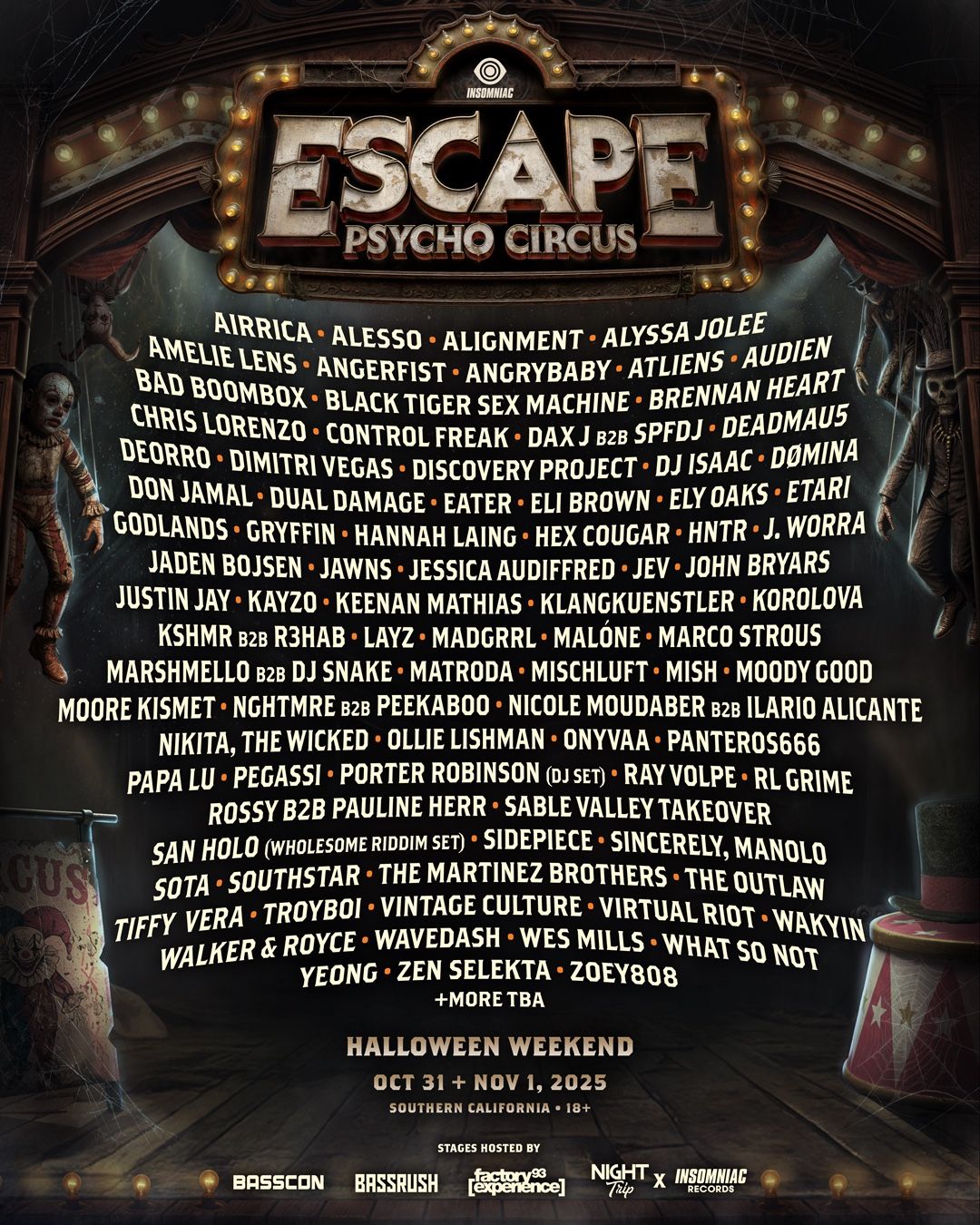 Escape GA Tickets For Sale 