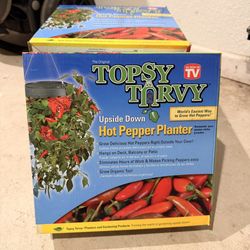Topsy Turvy Hot Pepper Planter