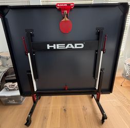 HEAD Summit USA Indoor Table Tennis Table, Competition Grade Net, 10 Minute Easy Set Up – Ping Pong Table with Playback Mode