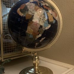Precious Gem Rotating Globe 21”
